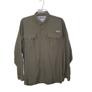 CT346 Columbia Long Sleeve "Performance Fishing Gear" Shirt XL
